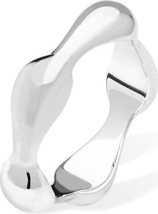 Lucy Quartermaine Silver Continual Drop Ring
