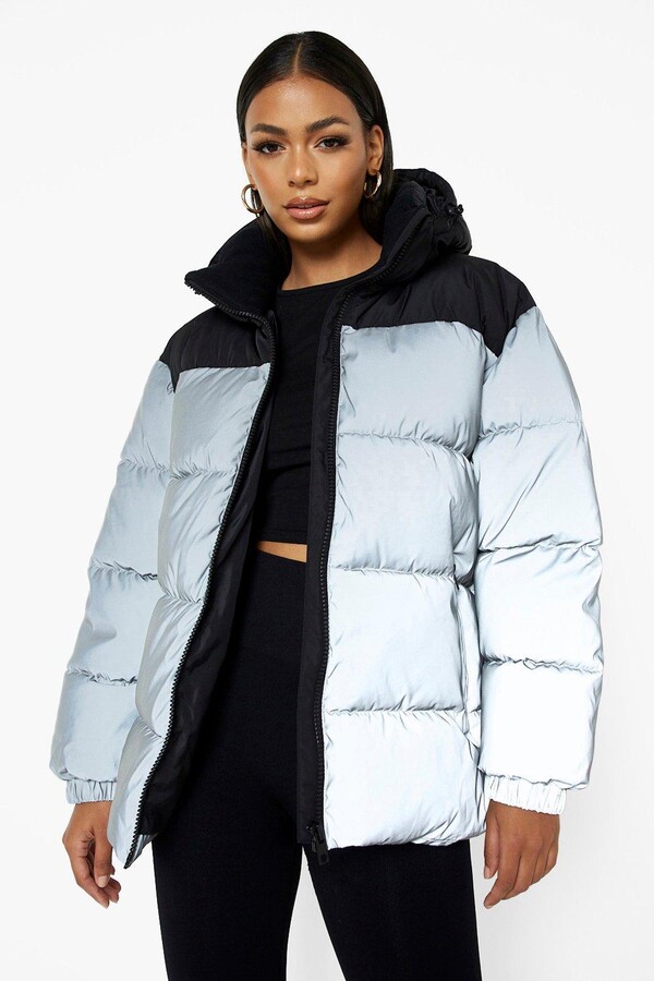 boohoo puffer jacket womens