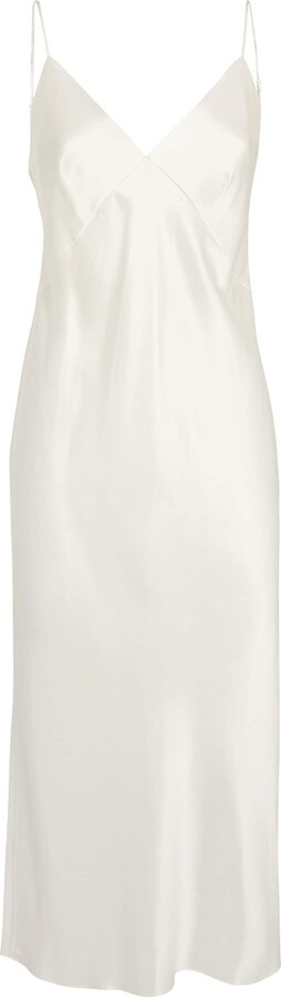 Olivia von Halle Silk Issa Slip Dress