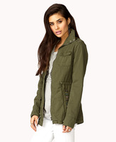 Thumbnail for your product : Forever 21 Southwestern Utility Jacket