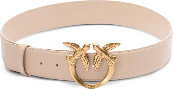 Pinko Buckle Leather Belt