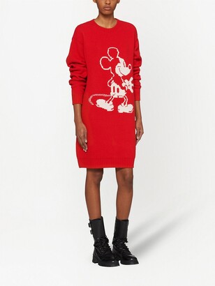 mickey mouse christmas jumper dress