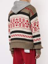 Thumbnail for your product : Puma Maison Yasuhiro knitted zip up hoodie