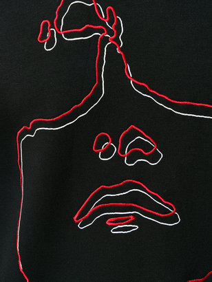 Neil Barrett Siouxsie print hoodie