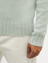 Thumbnail for your product : Allude V-neck Cashmere Sweater - Light Green