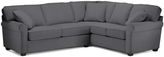 Thumbnail for your product : Asstd National Brand Fabric Possibilities Roll-Arm 2-pc. Left-Arm Sleeper Sofa Sectional
