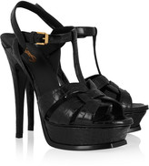 Thumbnail for your product : Saint Laurent Tribute croc-effect leather sandals