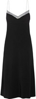Thumbnail for your product : Calvin Klein Collection Karlyn chiffon-trimmed stretch-crepe dress