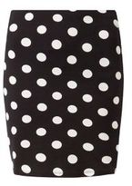 Thumbnail for your product : New Look Monochrome Large Spot Tube Skirt