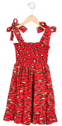 Stella Jean Girls' Assenzio Fish Print Dress w/ Tags