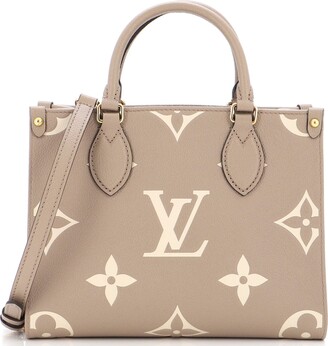 Louis Vuitton onthego pm bag. Bicolor monogram empreinte leather