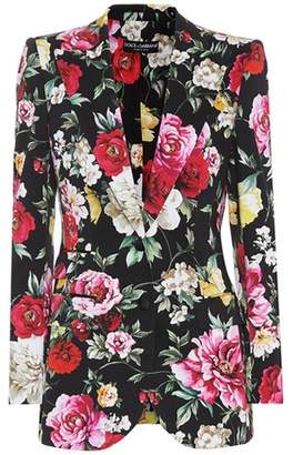 Dolce & Gabbana Floral-print blazer