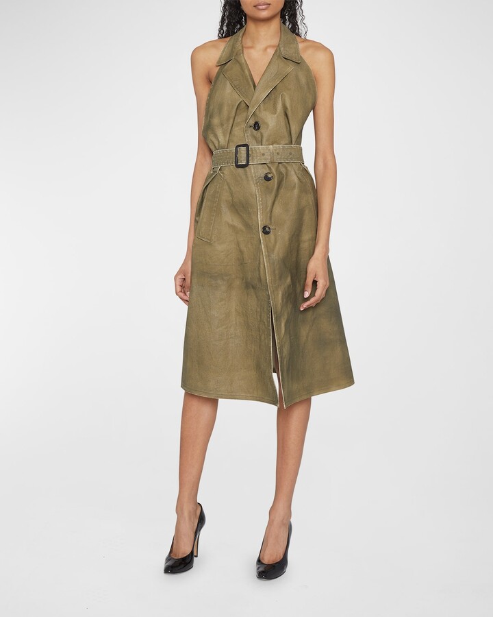 Sleeveless Trench Dress | Shop The Largest Collection | ShopStyle