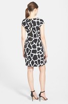Thumbnail for your product : MICHAEL Michael Kors 'Antalia' Giraffe Print Fit & Flare Dress (Regular & Petite)