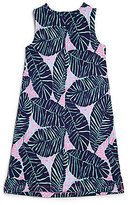 Thumbnail for your product : Lilly Pulitzer Girl's Leaf Print Shift Dress