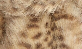 Jocelyn Animal Print Faux Fur Scarf