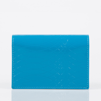 Paul Smith No.9 - Turquoise Patent Leather Credit Card Wallet
