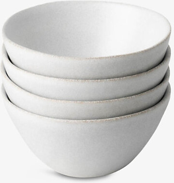 Fable Stone Blue Little Ceramic Stoneware Bowls Set Of Four