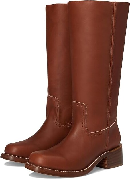 Frye Campus 14l Wide Calf Women's Boots Saddle : 9 B - Medium, Leather