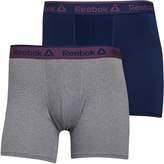 Thumbnail for your product : Reebok Mens Jared Performance Two Pack Medium Trunks Collegiate Navy/Grey Marl