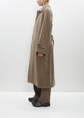 AURALEE Super Fine Wool Mosser Soutien Collar Coat - ShopStyle