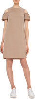 Thumbnail for your product : Akris Punto Cap-Sleeve Cold-Shoulder Shift Dress, Sand