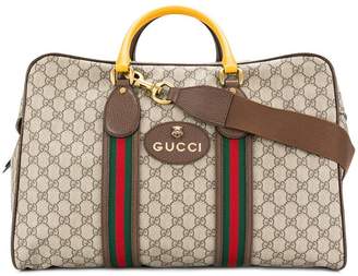 Gucci GG Supreme duffle bag with Web