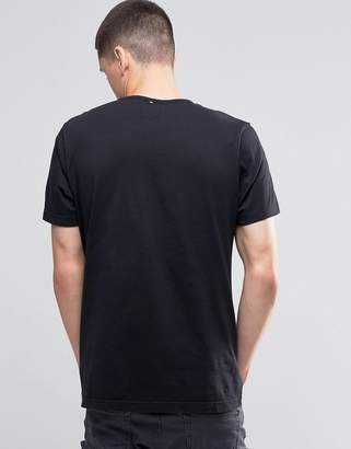 Pretty Green T-Shirt With Logo Print In Slim Fit Black