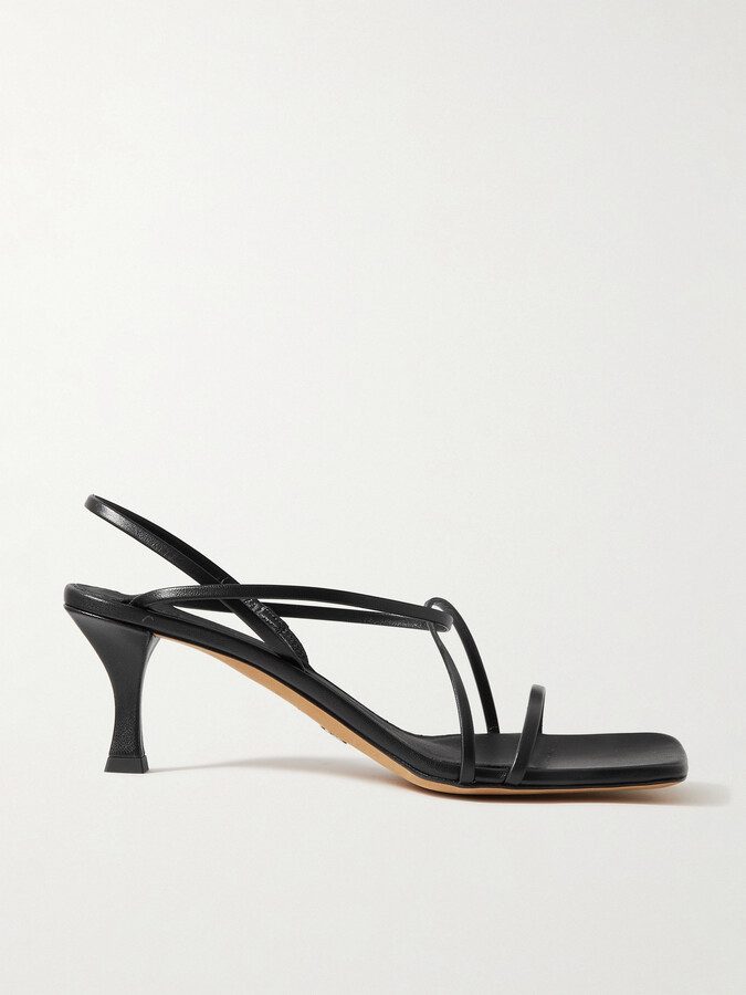 Proenza Schouler Leather Slingback Sandals - Black