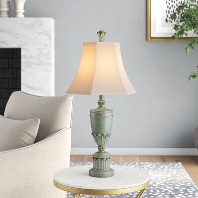 Office White Transitional,Traditional,Glam,French Country,Classic for Bedroom JONATHAN Y JYL1035A Perry 20 Ceramic/Metal LED Table Lamp Living Room 