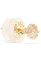 Thumbnail for your product : Melissa Joy Manning 14-karat Gold, Pyrite And Diamond Earrings