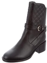 Thumbnail for your product : Chanel 2019 Interlocking CC Logo Riding Boots Black