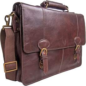 Hidesign Parker Large 17\" Laptop Compatible Leather Briefcase