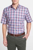 Thumbnail for your product : Peter Millar 'Queens' Regular Fit Plaid Short Sleeve Oxford Shirt