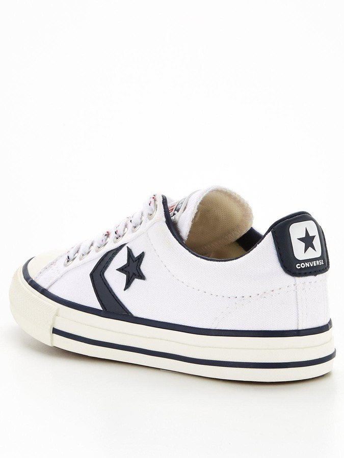 Converse Star Player Ev Junior Ox Childrens Trainers - White/Blue -  ShopStyle Boys' Shoes