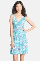 Thumbnail for your product : Lilly Pulitzer 'Shianne' Print Knit V-Neck Dress