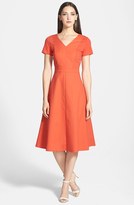 Thumbnail for your product : Lafayette 148 New York 'Manon' Fit & Flare Midi Dress
