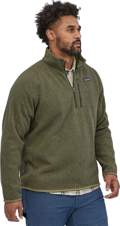 Patagonia Better Sweater Rib Knit 1/4-Zip Fleece Jacket - Men's - ShopStyle