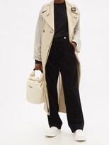 Thumbnail for your product : Jil Sander Belted Cotton-corduroy Wide-leg Trousers - Black