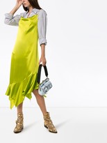 Thumbnail for your product : Marques Almeida Asymmetric Hem Silk Dress