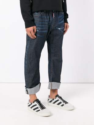 DSQUARED2 distressed loose fit jeans