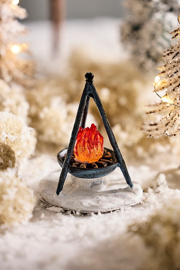 Illuminated Fire Pit Figurine at Terrain