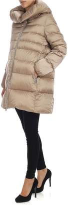 Add Down Add Puffy Neck Hooded Padded Jacket