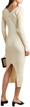 IOANNES Tights Ribbed Wool-blend Dress