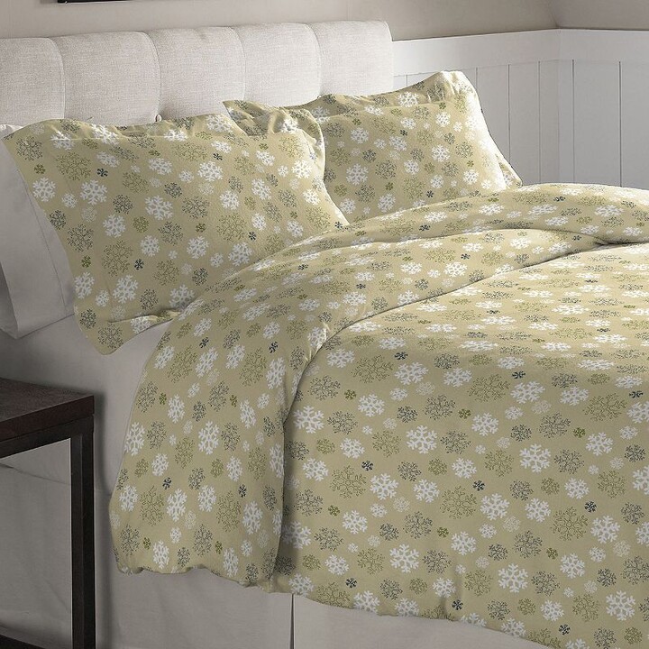 Pointehaven Heavy-Weight Flannel Duvet Cover Set