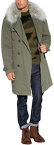 Thumbnail for your product : Michael Kors Mohair-Wool Blend Camouflage Pullover in Military