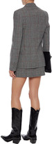 Thumbnail for your product : Helmut Lang Double-breasted Prince Of Wales Checked Wool Blazer