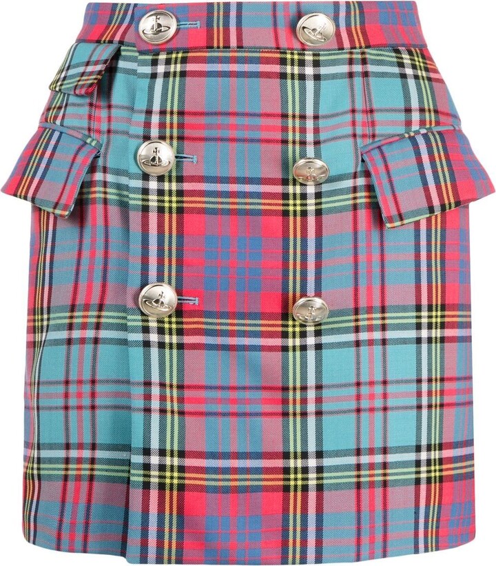 ミニスカート Vivienne Westwood Tartan Print Mini Skirt Rosalía wearing Vivienne Westwood Mid 2010's Tartan Print