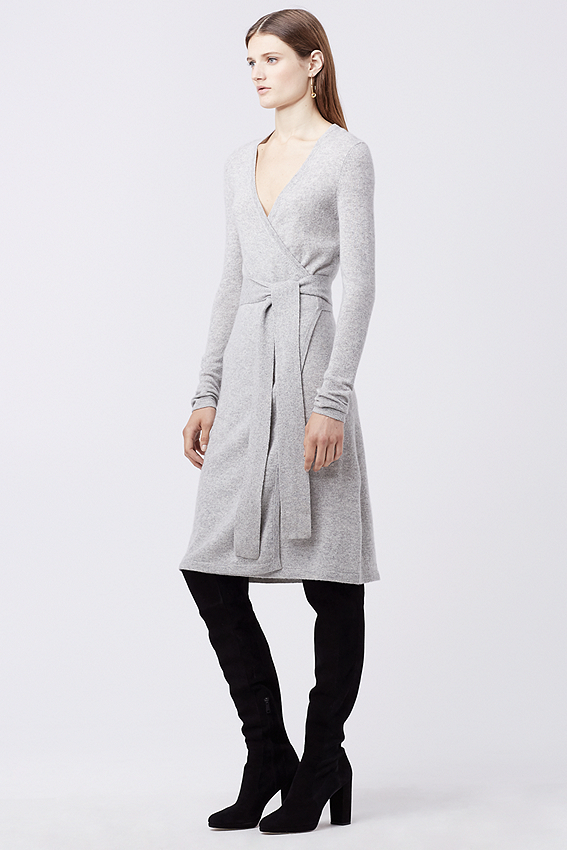 Diane von Furstenberg Linda Cashmere Wrap Dress ShopStyle