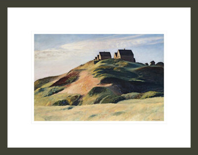 1000Museums Corn Hill (Truro Cape Cod) by Edward Hopper -Framed Giclee Print